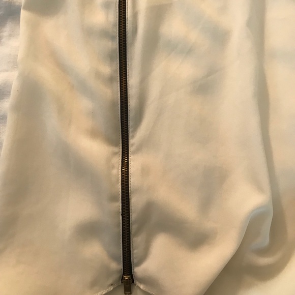 Silk Topshop Zipper Top! - Picture 2 of 5